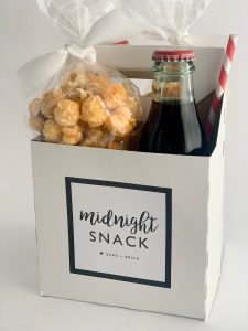 Customizable Snack Boxes.